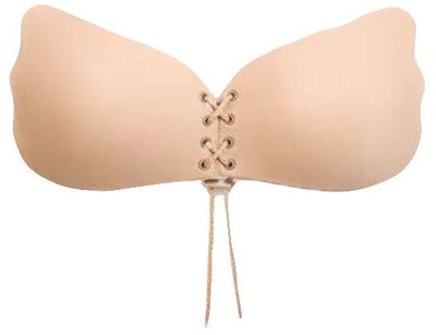 Buy Wing Shaped Adhesive Pushup Bra Beige in Egypt