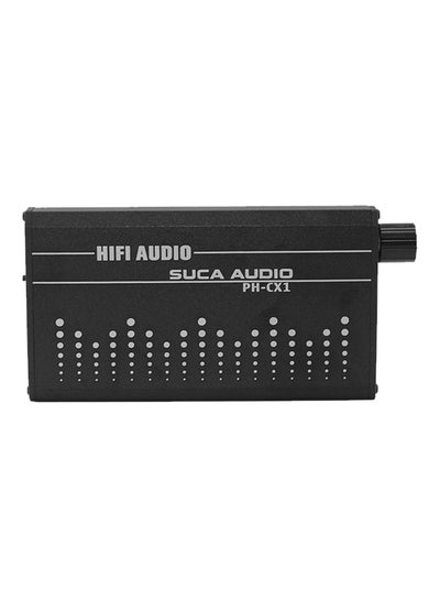 Buy Portable HiFi Audio Headphone Amplifier With 3.5mm Port V6485 Black in Saudi Arabia