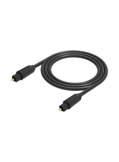 Buy Digital Optical Fiber Audio Cable Black in UAE