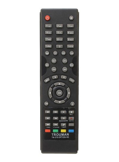 Buy Truman 270 Option HD Receiver Remote Control Black in Egypt