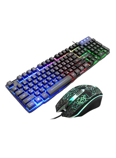 Buy Colourful Backlight Wired Gaming Keyboard And Mouse Set in Saudi Arabia