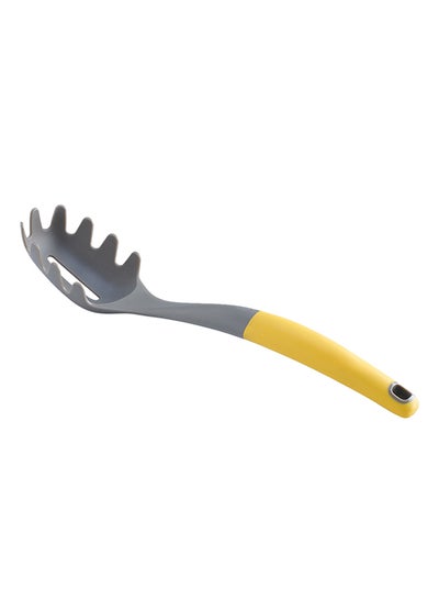 Buy Mimosa Spaghetti Spoon Grey/Yellow 32cm in Saudi Arabia