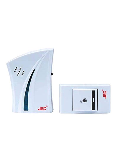 Buy Wireless Door Bell Set White/Blue in UAE