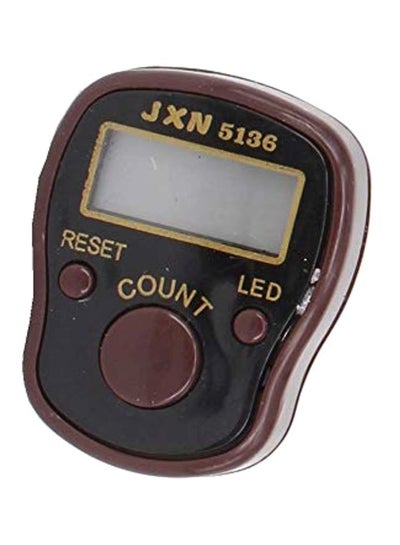 Buy Digital Tally Counter Maroon/Black in Saudi Arabia