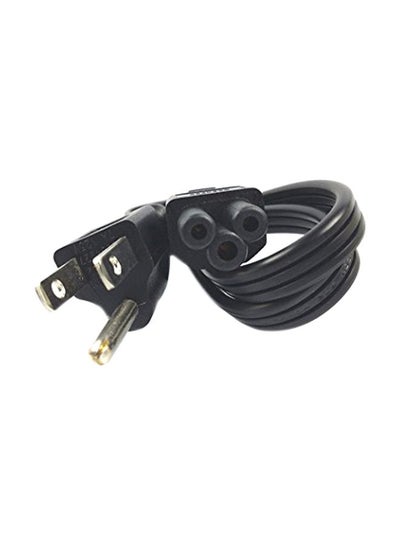 Buy AC Power Cable For Laptop Black in UAE