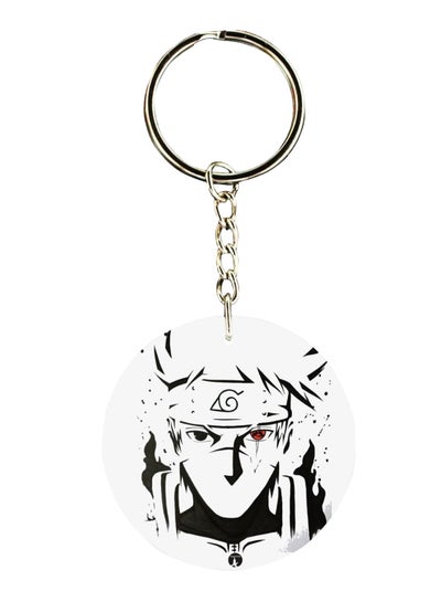 Buy Double Sided Narotu Printed Keychain in UAE