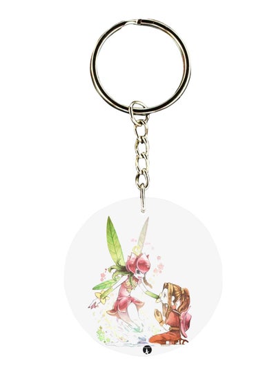 Buy Double Sided Digimon Printed Keychain in UAE