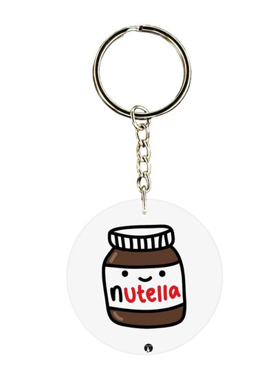 Buy Nutella Double Side Printed Keychain in Saudi Arabia