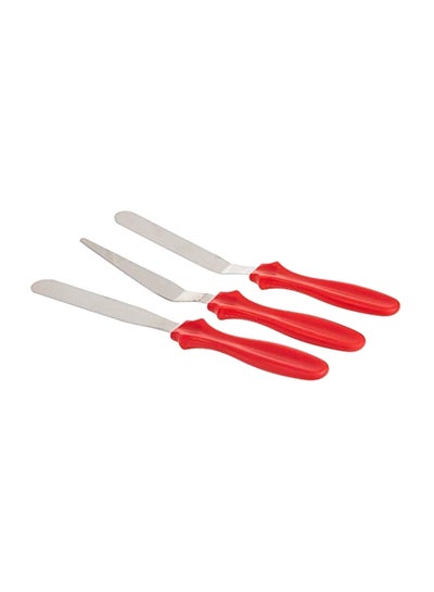 Buy 3-Piece Cake Spatula Set Multicolour in Egypt