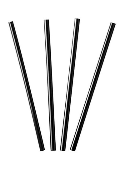 Buy 10000-Piece Plastic Straws Black in UAE