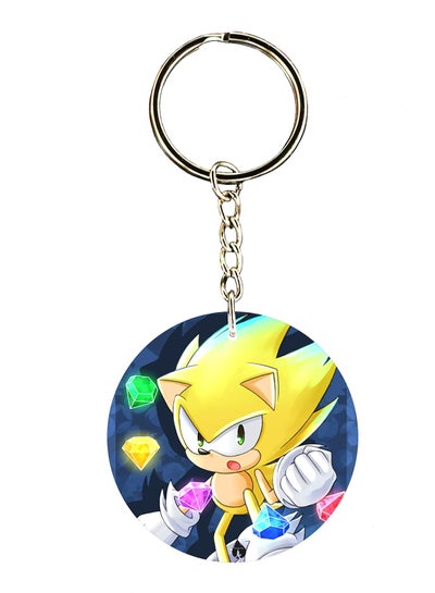 Buy Keychain Of The Video Game Sonic ( 2 Sides) in UAE