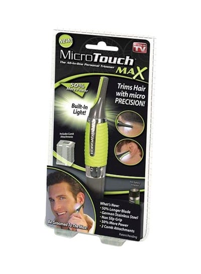 Buy Micro Touch Hair Trimmer Green/Grey in UAE