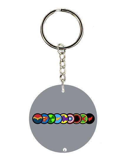 Buy Double Side Marvel Printed Keychain in UAE