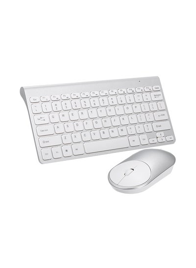 Mini Wireless Keyboard And Mouse White price in UAE | Noon UAE | kanbkam