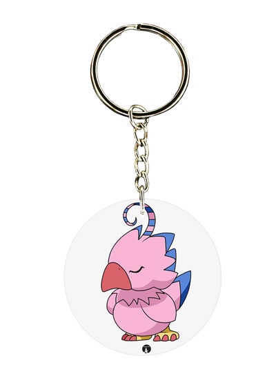 Buy The Anime Digimon Printed Keychain in UAE