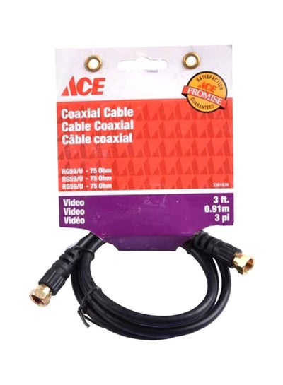 Buy Cable Coaxial Black in Saudi Arabia