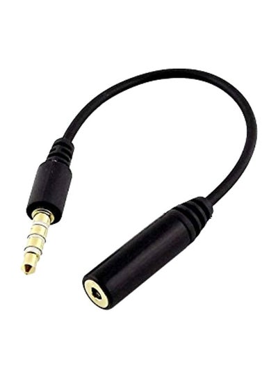 Buy Female To Male Stereo Audio Adapter Cable Black/Gold in Saudi Arabia