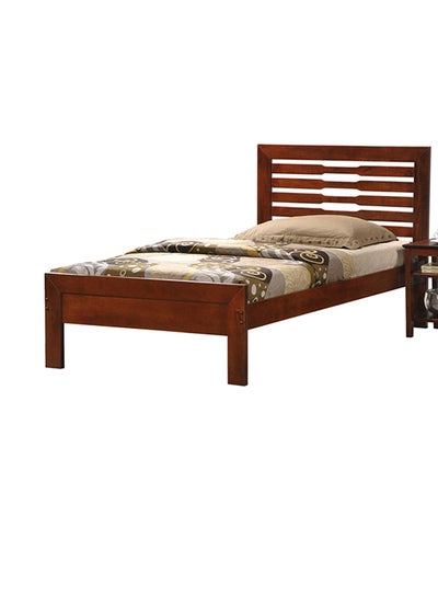 Buy Julian Single Bed Brown 90 x 200cm in UAE