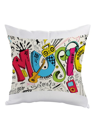 Buy Decorative Square Shaped Throw Pillow Multicolour 40 x 40cm in Egypt