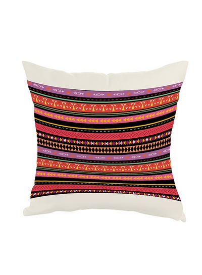 Buy Decorative Square Shaped Throw Pillow Multicolour 40 x 40cm in Egypt