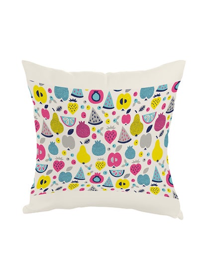 Buy Decorative Square Shaped Throw Pillow Multicolour 40 x 40cm in Egypt