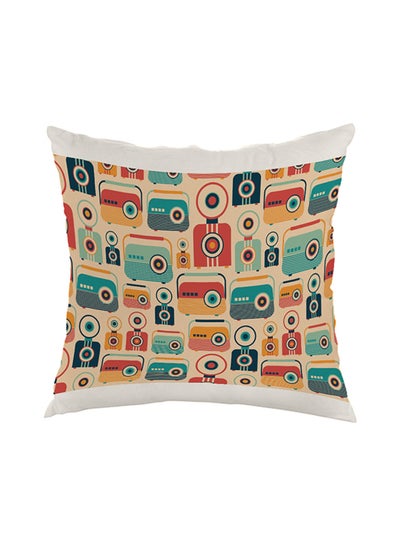 Buy Decorative Square Shaped Throw Pillow Multicolour 40 x 40cm in Egypt