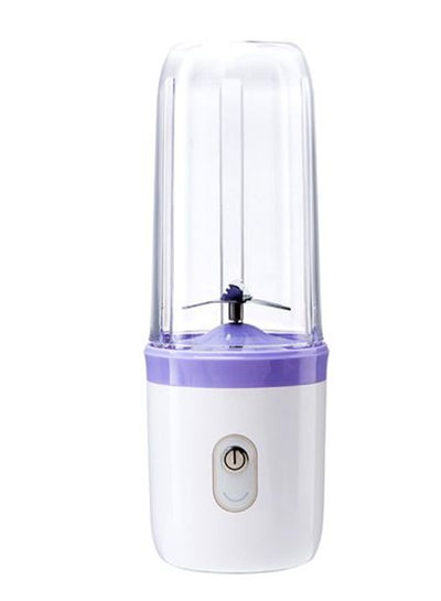 Buy USB Rechargeable Mini Juicer 350 ml H25630PU Purple/White/Clear in Saudi Arabia