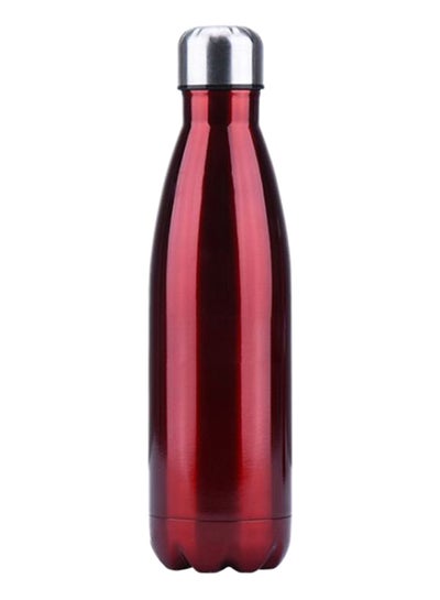 Buy Thermal Insulated Water Bottle Red/Silver in Egypt