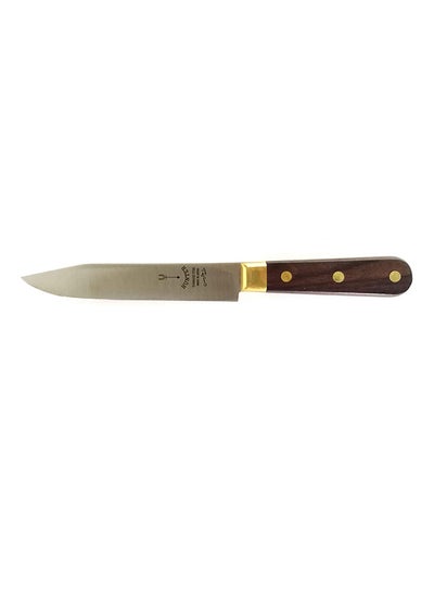 Buy 7-Inch Meat Knife Silver/Brown 7inch in UAE