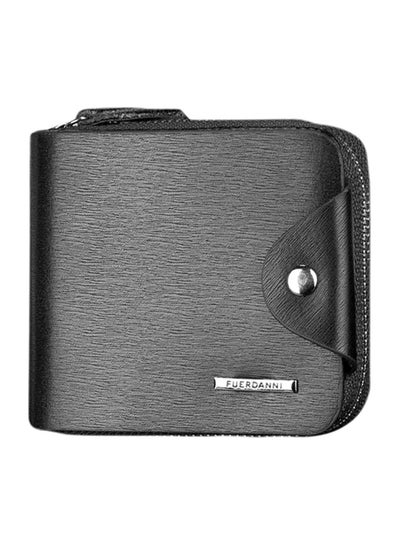 Buy Multi-Purpose Leather Wallet Black in UAE