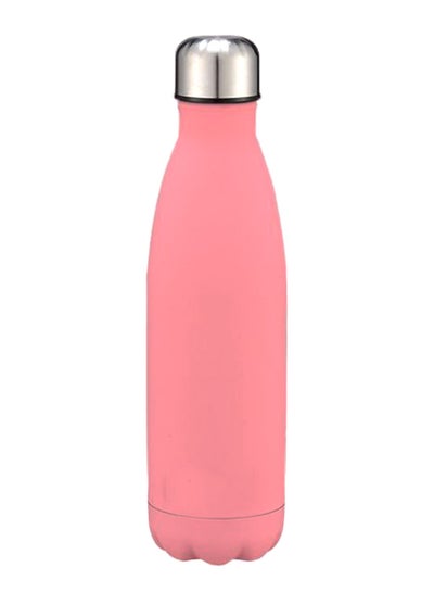 Buy Vacuum Insulated Water Bottle Pink/Silver 26.5 x 7centimeter in Saudi Arabia