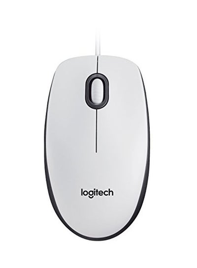 Buy USB Optical Mouse White/Black in UAE