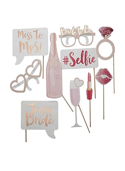 اشتري 10-Piece Bride Prop Party Favors Set TZ0023-T في السعودية