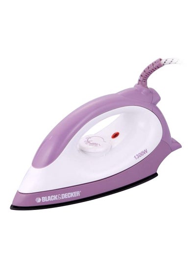 Buy Steam Iron 1300W F1500-B5 White/Purple in UAE