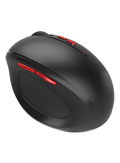 Buy T33 Vertical Wireless Mouse Black in Saudi Arabia