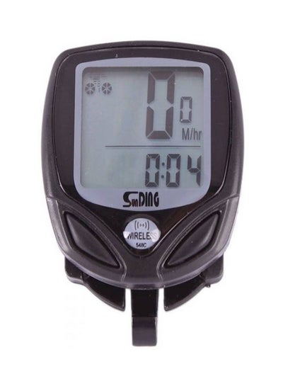 اشتري Waterproof Wireless LCD Cycling Computer Bicycle Bike Speedometer Odometer Meter في الامارات