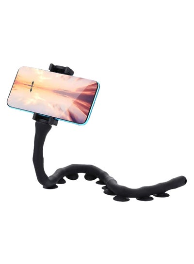 Buy Anti Slip Selfie Stick Phone Holder Mount Black in UAE