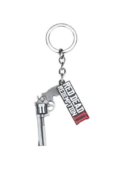 اشتري Red Dead Redemption 2 Keychain Ring Silver/Red/Black في الامارات