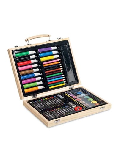 Buy Wooden Box Artistic set Beige in UAE