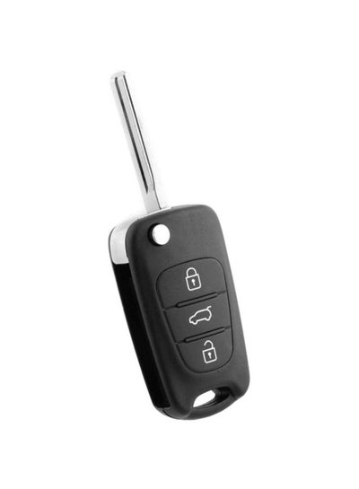 اشتري 3 Button Flip Remote Control Key Tag Chain Black في السعودية