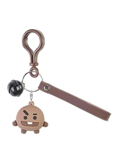 Buy Bts Bangtan Figurine Key Chain Brown in Saudi Arabia