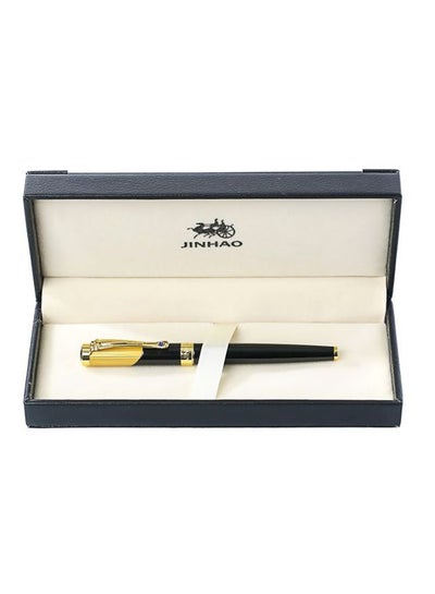 Medium Nib Fountation Pen Black/Gold price in Saudi Arabia | Noon Saudi ...