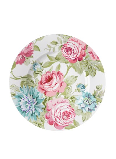 اشتري Linda Wood: Floral Pattern Plate متعدد الألوان 10 بوصة في الامارات