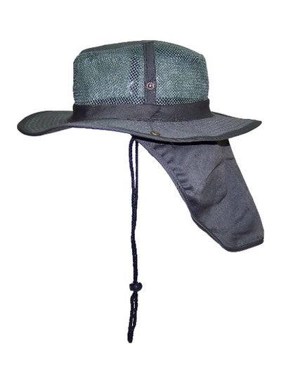 Wide Brim Safari Hat With Neck Flap Brown price in UAE, Noon UAE