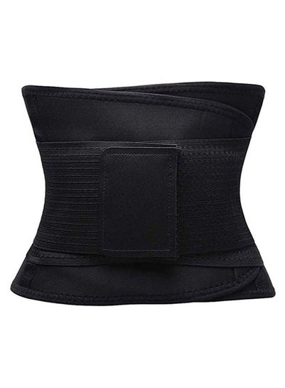 Buy Adjustable Trainer Belt Waist Cincher Shapewear Black in Saudi Arabia
