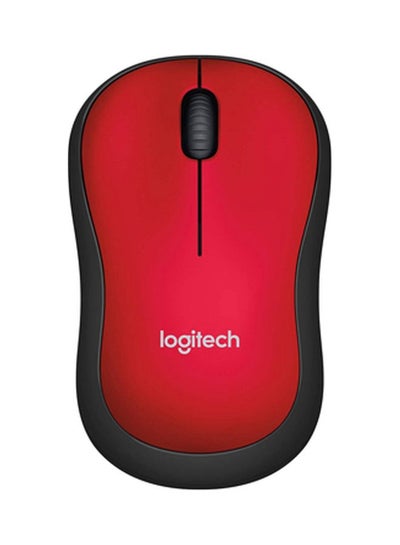 Buy M185 Wireless Optical Mouse Red in Saudi Arabia