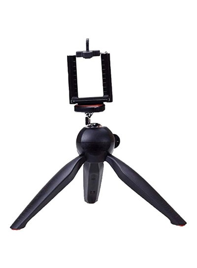 Buy Portable Tripod With Clip Stand Black in Saudi Arabia