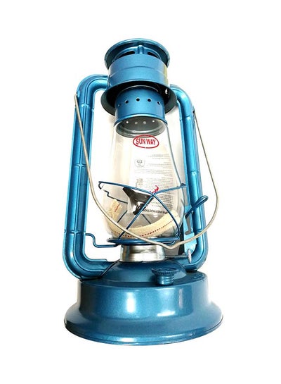 Buy Hurricane Oil Lantern Fanoos Blue 36centimeter in UAE