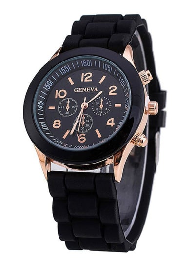 Buy Women's Round Dial Silicone Chronograph Watch NSSB037001491 in UAE