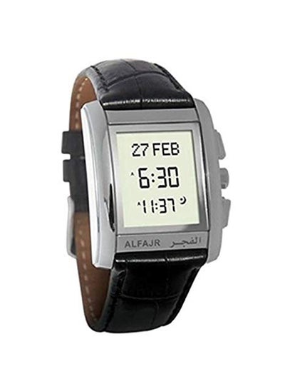 Buy Men's Water Resistant Leather Digital Watch WS-06L - 30 mm - Brown in UAE